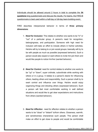 Psychometric Testing