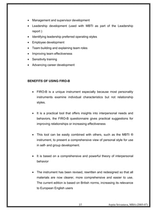 Psychometric Testing
