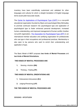 Psychometric Testing