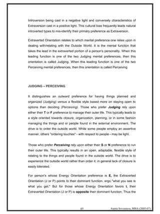 Psychometric Testing