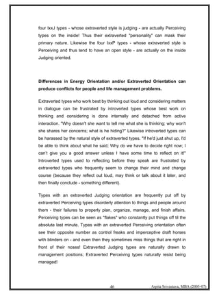Psychometric Testing