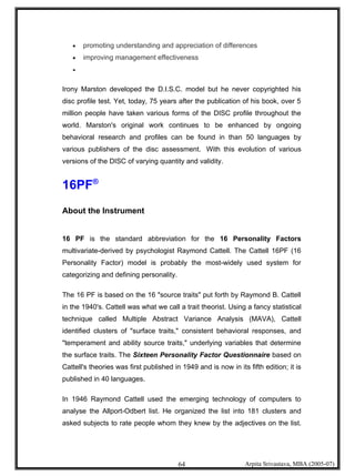 Psychometric Testing