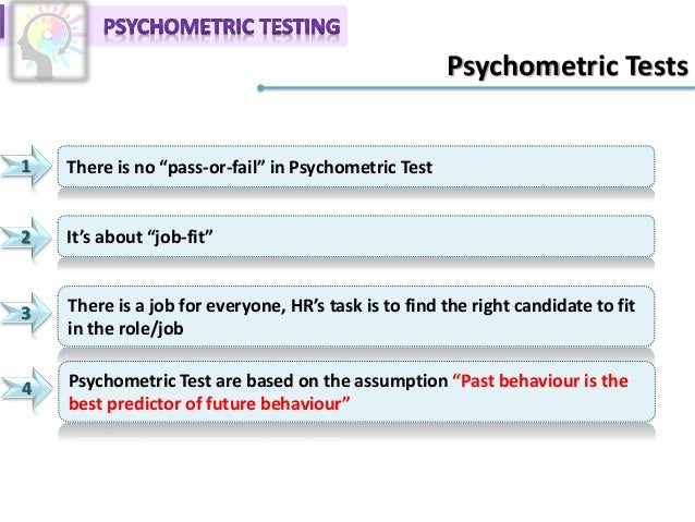 What is the definition of psychometric testing?
