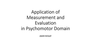Psychomotor Domain | PDF