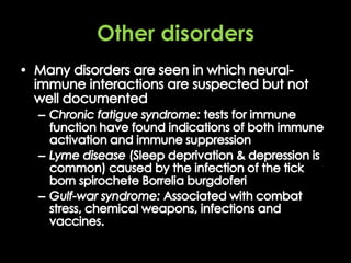 Other disorders
 
