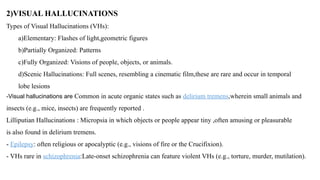 Visual Mutilations PSYCHOPATHOLOGY OF PSYCHIATRIC ILLNESSES | PPTX