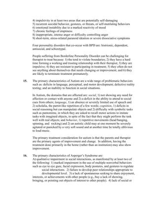 Psychopathology Final