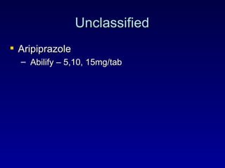 Unclassified Aripiprazole Abilify – 5,10, 15mg/tab 