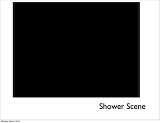 Shower Scene
Monday, April 5, 2010
 