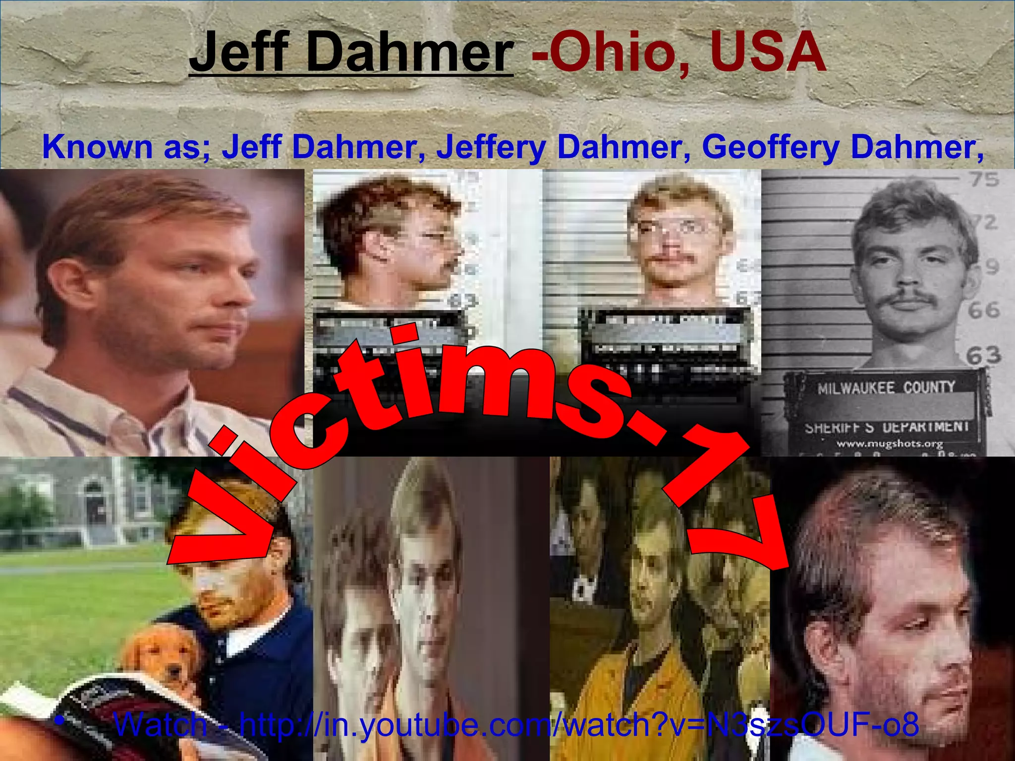 Psycho Serial Killers Ppt