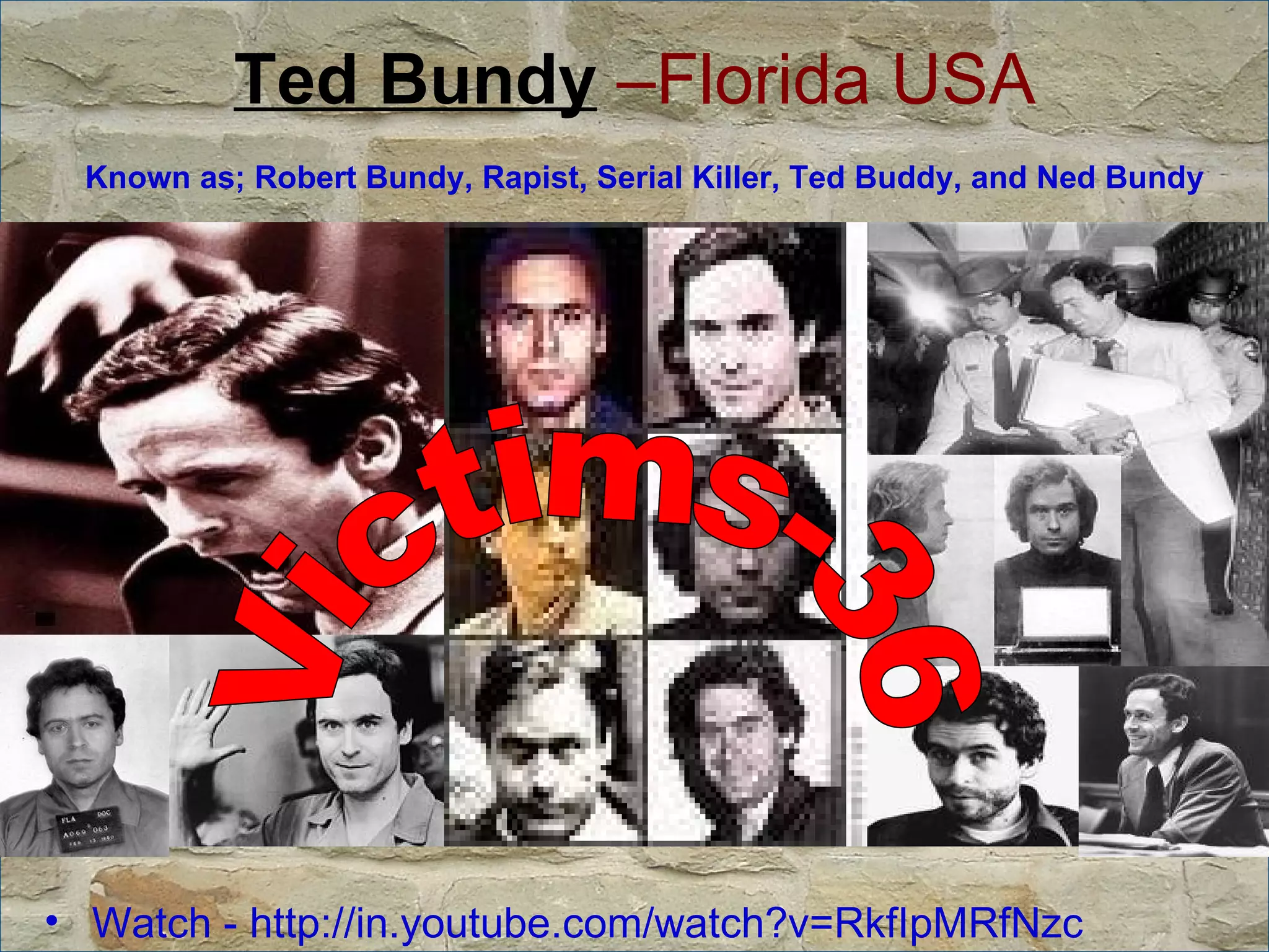 Psycho Serial Killers Ppt