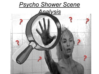 Psycho Shower Scene
Analysis
 
