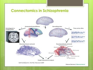 Connectomics in Schizophrenia




   Bullmore&Sporns, Nat Rev Neuroscii 2009
 