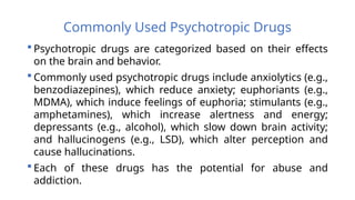 Image showcasing Psychosocial Pharmacy: Impact of Drugs, Addiction, and Social Health | PPTX