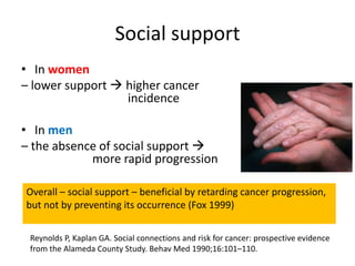 Psychosocial stress and cancer | PPTX