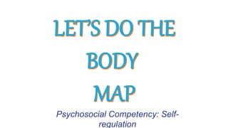 Psychosocial Competency: Self-
regulation
 