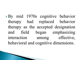 Behavioral Therapy | PPTX