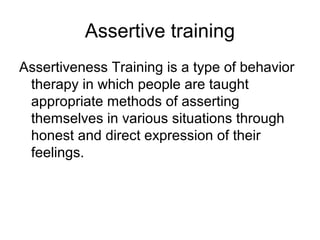 Psychotherapies (1) | PPT