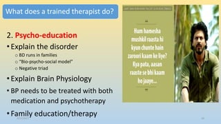 Psychotherapy for Bipolar Disorder | PPT