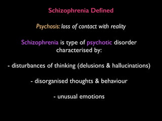 Psychotic disorder schizophrenia | PDF