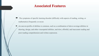 Associated Features psycopathology disorder presentation 1.pptx