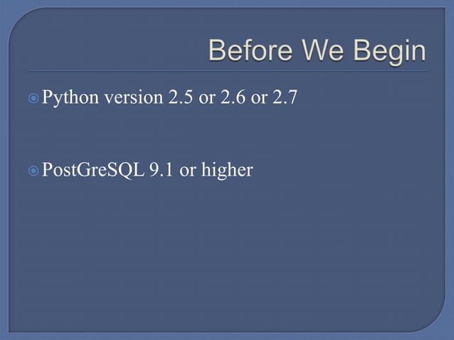 Psycopg2 - Connect to PostgreSQL using Python Script | PPT