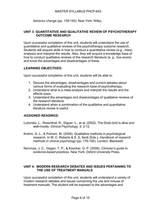 P sye 743 master syllabus agosto08