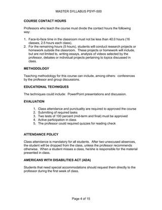 Psyf 500 master syllabus  agosto08
