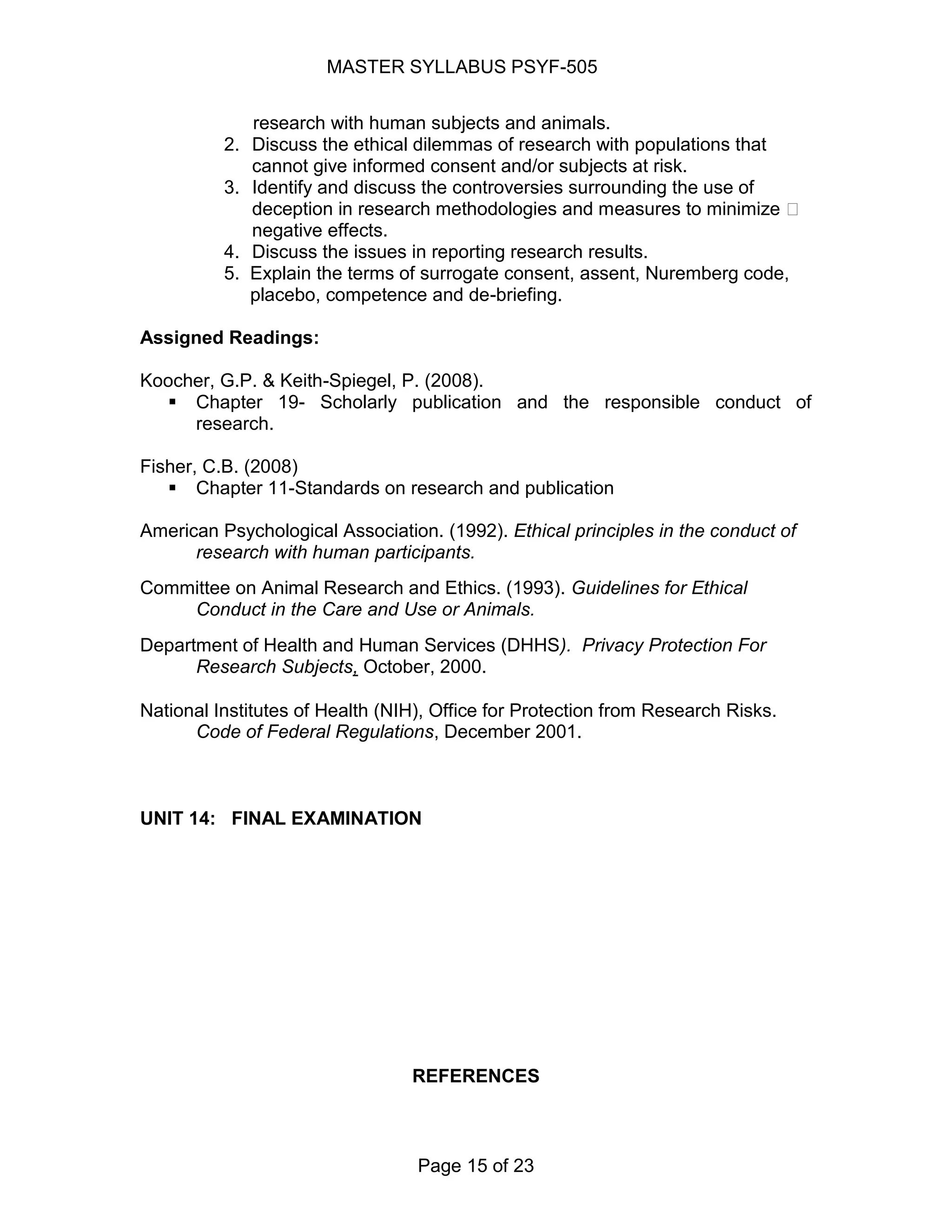 Psyf505 master syllabus marzo 2010