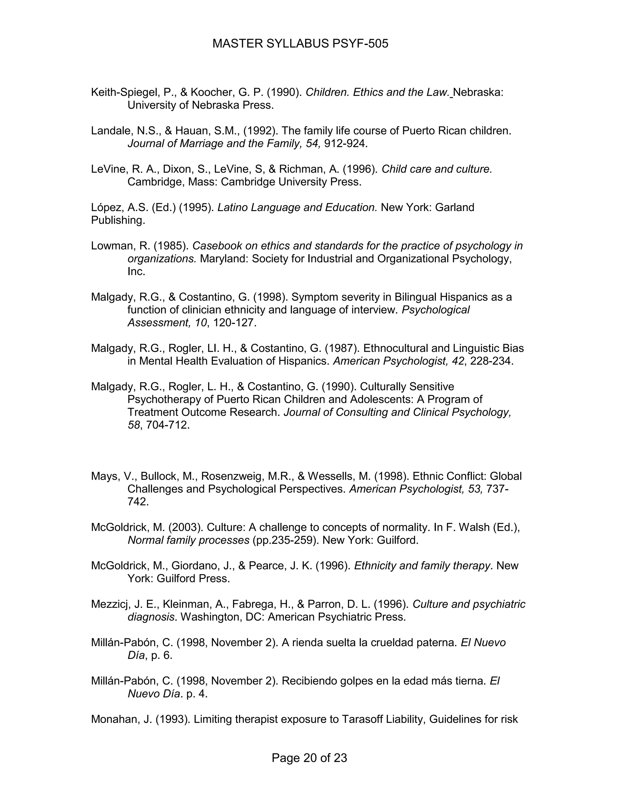 Psyf505 master syllabus marzo 2010