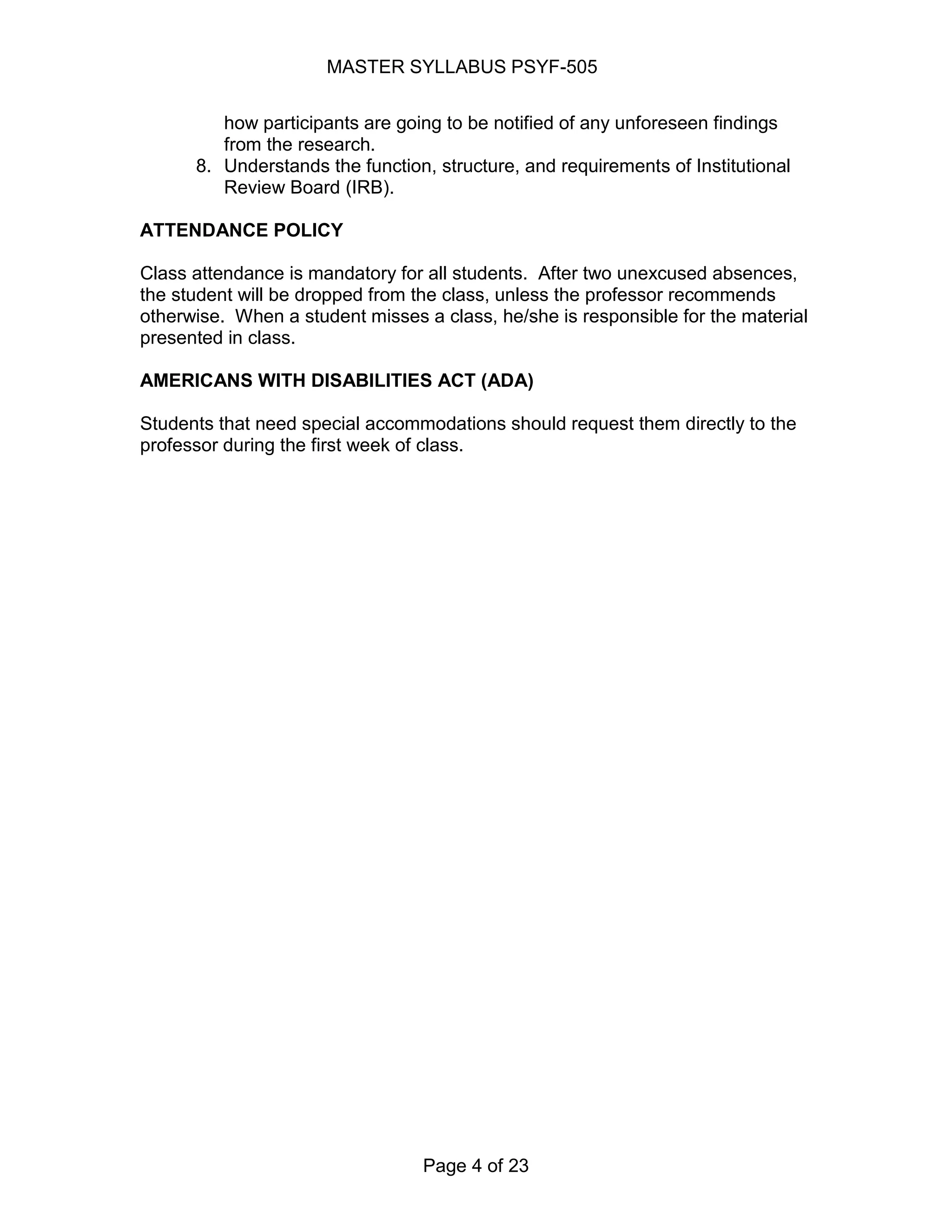 Psyf505 master syllabus marzo 2010