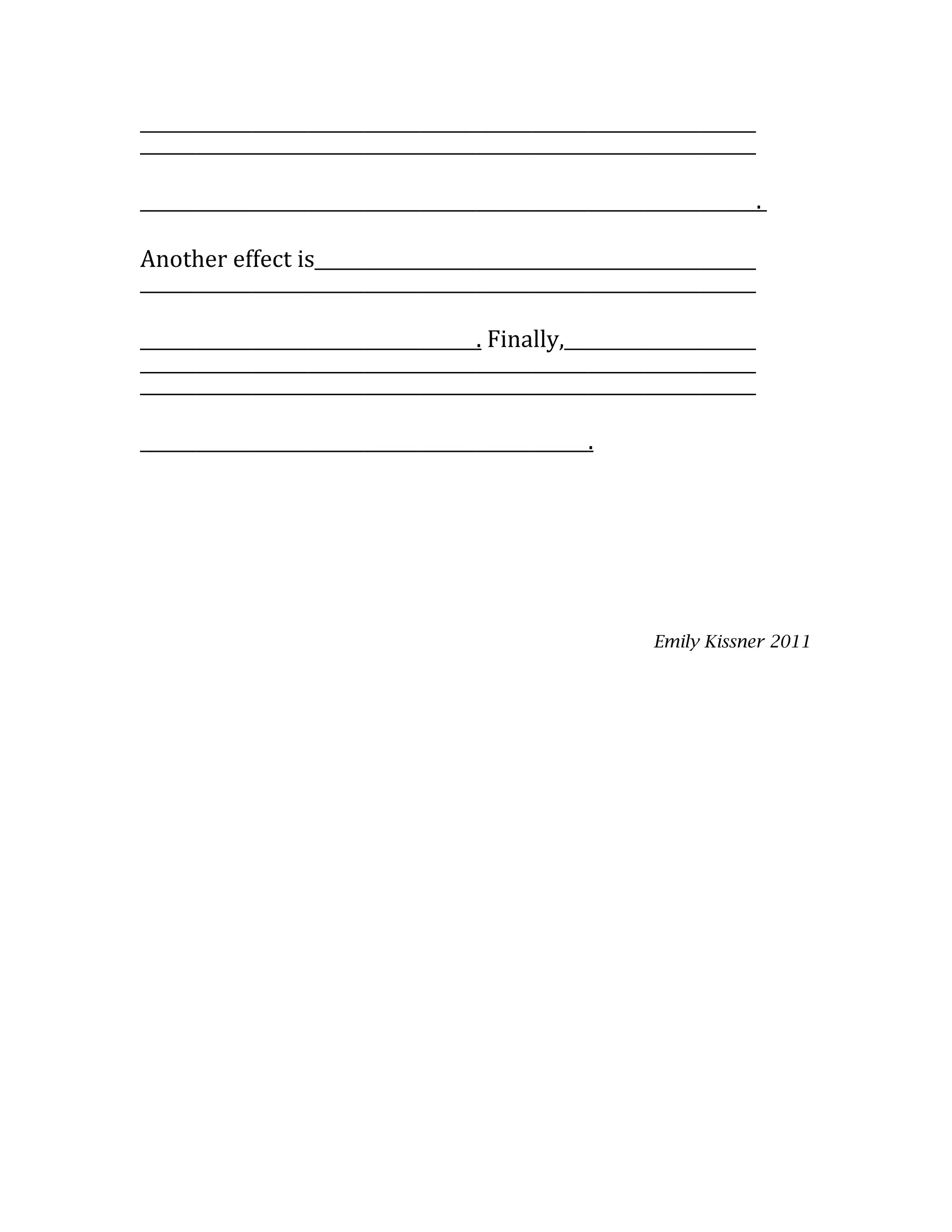 .

Another effect is


                    . Finally,



                                 .




                                     Emily Kissner 2011
 