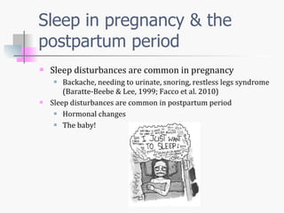 Sleep Disturbances During Pregnancy Linked Poor Who Is at Risk? Identifying Vulnerable Groups