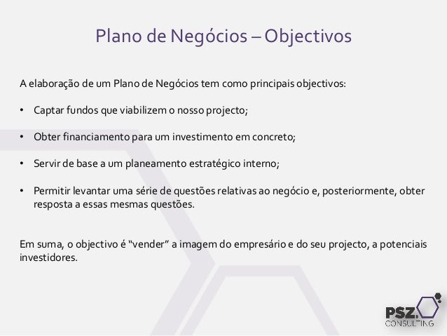 Como elaborar um plano de negocios simplificado
