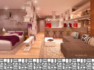 LOFT 1 QUARTO - 42 M2
 