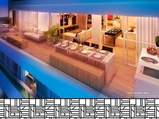 LOFT 2 QUARTOS - 98 M2
 