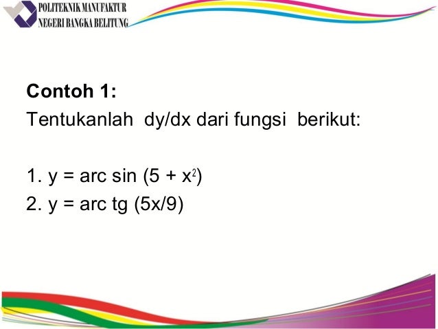 Pt 3 4 Turunan Fungsi Implisit Dan Cyclometri