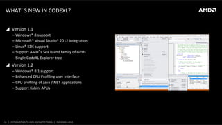 PT-4052, Introduction to AMD Developer Tools, by Yaki Tebeka and Gordon ...