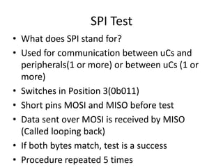 Pt 51 kit - Peripheral self-test | PDF