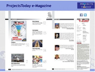 Projects Today is a subscription based website providing information on ...