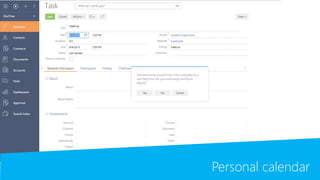 Personal calendar
 