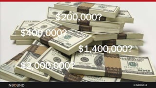 INBOUND15
$200,000?
$400,000?
$1,400,000?
$2,000,000?
 