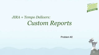 Reporting Iteration ChangesNeed to report across all programs and projectsCustomers do not know or care about projects.By simply naming JIRA project revisions the same for each iteration, the built-in reports operate across projects.28MarketingITManagement