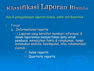 Contoh Informatical Report PT1-lap bisnis dan proposal.pptx