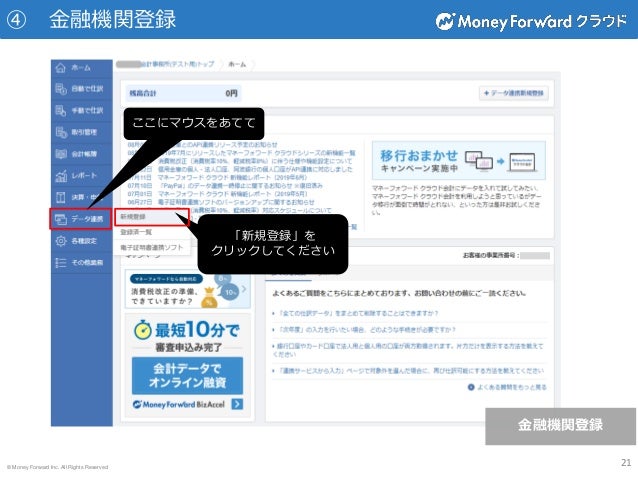 初期設定の手順