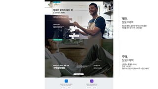 개인,
상품+혜택
주택,
상품+혜택
패스트캠퍼스올인원패키지20%할인
하비풀취미정기구독10%할인
스팀청소풀케어서비스
‘한샘’5%할인
(현대카드발급과연동하여추가할인혜택)
 