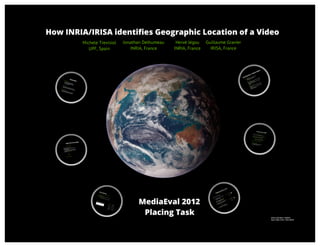 How INRIA identifies Geographic Location of a Video