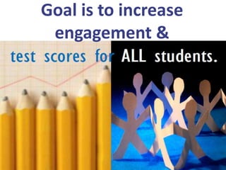 Goal is to increase
engagement &

 