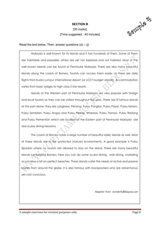 Kertas Soalan PT3 (Pt3 - Information Transfer) | PDF