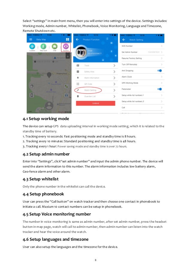 se tracker watch instructions